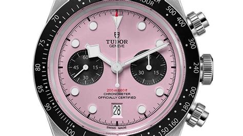 tudor black bay chrono 'pink'|tudor inter miami watch.